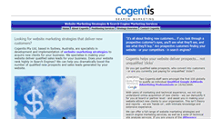 Desktop Screenshot of cogentis.com.au